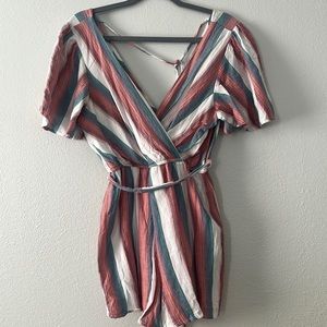 Trixxi Striped Romper